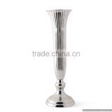 Nickle Plated Flower Decor Metal Trumpet thumbnail-1