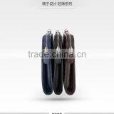 Wholesale High Quality Luxury Business Style Genuine Soft Shipskin Leather Woven Suede Wallet Envelope Bag Men Cltch Handbag thumbnail-5