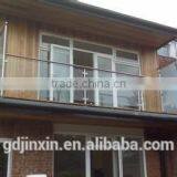 JINXIN Customized Glass Fence_tempered Glass Fence Panels Stair Railing Cost thumbnail-3