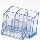Hot Selling Deskstop Transparent Square Plastic Pen Holder thumbnail-1