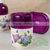 2017 Wholesale Colorful Plastic Bathroom Accessories Set thumbnail-2