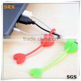 New Design Heart Shape Cute Custom Plastic Circle Cable Clips thumbnail-2