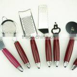 31029 Kitchen Gadget Kitchen Tools Ginger Grater Peeler Slotted Turner Cake Turner Opener Pizza Cutter thumbnail-1