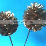 Copper Pine Cone On Stem thumbnail-1