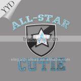 2014 ALL STAR-CUTIE Custom t Shirt Glitter Transfer Decoration Motif thumbnail-1