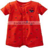 Baby Printed Romper Wholesale / Organic Baby Romper / Cotton Baby Romper thumbnail-3