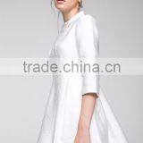 Sell Latest Woman Dress Design Fashion Floral Printed Autumn Winter Custom Business Office Formal Lady Dresses With Sleeves thumbnail-6