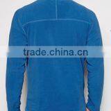 100% Polyester 1/4 Zip Fleece Funnel Neck Sweater thumbnail-2