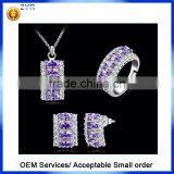 Wholesale Price 925 Sterling Silver Natural Amethyst Earrings Fashion Jewelry Elegent Earrings for Women thumbnail-3