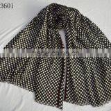 Fashion Top Popular Ladies Printed Dot Acrylic Mixed Cashmere Shawl for Winter thumbnail-6