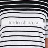 Summer Fashion Blank Striped t Shirt Female t Shirt for Hot Sale thumbnail-4