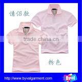 Wholesale OEM Design Plain t Shirt Couple Polo Shirt China Export Clothes thumbnail-2