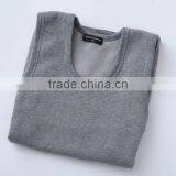 Custom OEM Logo Sleeveless Sweater Warm Vest Thick Cotton Men Tank Top thumbnail-2