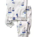Kids Boat Printed Pajama Set thumbnail-1