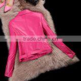 Hot Sales, Korean Style Ladies Locomotive Suit Short Leather Coat thumbnail-2