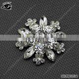 Wholesale Rhinestone Pin Brooches Cheap Crystal Pins for Wedding Clothing Cards thumbnail-1