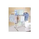 3 Tier Foldable Clothes Rack Dryer Hanger NG-300W1 with Wheel