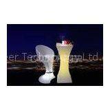 Ployethylene Illuminated Patio Furniture Glow High Bar Table Outside thumbnail-1