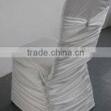 Lycra Spandex Chair Cover With Pleats and Diamond Buckle thumbnail-1