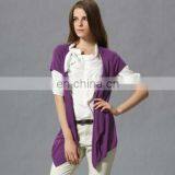 Cashmere Knitting Pattern Short Sleeve Cardigan