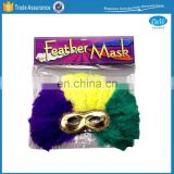 Mardi Gras Feather Eye Mask