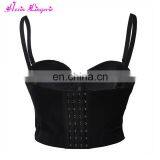 Factory Price Black Floral Lace 5 Hooks Back Pushup Ladies Bra Designs thumbnail-3