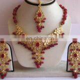 INDIAN COSTUME JEWELRY NECKLACE SET