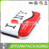 Suqare Candy Storage Open Top Tin Can Customized Tin Small Mint Can