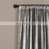 Luxury Rod Pocket Blackout Curshed Velvet Curtain Material thumbnail-2