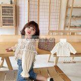 6781 Baby Girl Clothing Girls Kids Blouse Girls Fashion Long Sleeve White Shirt thumbnail-2