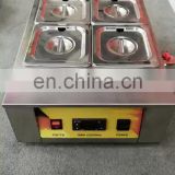 Commercial snack machine food track chocolate melting machine with factory price