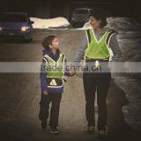 2016 NEW Style Reflective Black Safety Vest for Walker thumbnail-1