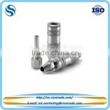Pneumatic quick release coupling, long stem series manual connect, quick connect couplers