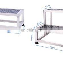Factory Price Stainless Steel Single Double Triple Foot Step Stool for Operation Examination thumbnail-2