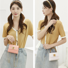 Jelly Croco Bamboo Chain Buckle Bag thumbnail-3