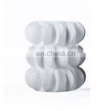 Nordic Galaxy Modern Fashion Geometric Spiral Black And White Decorative Ceramic Vase for Home Decor thumbnail-2