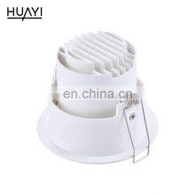HUAYI China Manufacturer White Color Pc Dimming 6w Indoor Living Room Shop Recessed Mounted Led Spotlight thumbnail-4