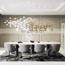 Hotel LED Big Crystal Chandelier Lighting Glass Crystal Pendant Lamp thumbnail-1