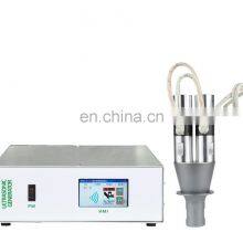 Ультразвуковой точечный резательный преобразователь, преобразователь для сварки PP, автоматический двухголовой высокочастотный пьезокерамический преобразователь для пластика 20кГц 2600Вт