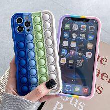 Bubble Fidget Sensory Toy for IPhone 12 Pro Max Case 3D Soft Silicone Case thumbnail-3