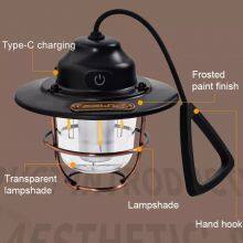 Portable Lanterns Emergency Lights Solar LED Camping Light Rechargeable Bulb For Outdoor Tent Lamp thumbnail-3