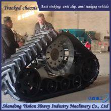 Large Harvester Modified With Half Track Chassis thumbnail-3