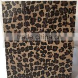 kraft paper bags leopard pattern
