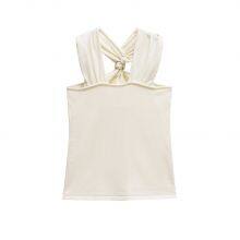 Spring New Neck Hanging Top, European and American Sexy Backless Vest for Women thumbnail-3