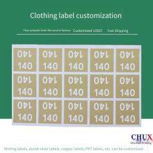 Printed Clothing Stickers, Size Label Design for Garment Factories, Custom - Made for Foreign Trade, Chuxian thumbnail-5