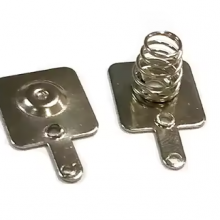 OEM Customized Metal Stainless Steel Electrical Remote Control Battery Holder Spring AA Contacts Spring thumbnail-3