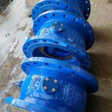 Ductile Iron PN16 Tilting Disc Check Valve DN450 With Counter Weight and Hydraulic Damper Slow-Closing Check Valve thumbnail-4