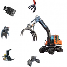 Excavator 3ton Crawler Mini Digger With Hydraulic Thumb thumbnail-1