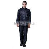 Polyester Raincoat With Reflective Tapes thumbnail-2