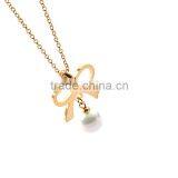Wholesale Ballerina Necklace Latest Design Saudi Gold Jewelry Necklace thumbnail-2